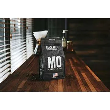 Black Rifle Coffee Company Murdered Out, Extra Dark Roast Ground Coffee, Columbian Roast With Bold Aroma and Smoky Flavors, Helps Support Veterans and First Responders, 12 Ounce Bag