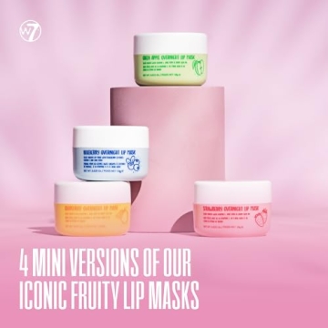 W7 Sweet Dreams Overnight Lip Masks Gift Set 4 Flavors