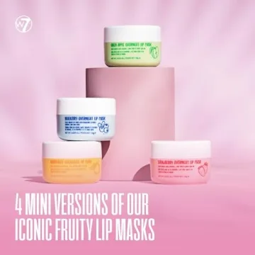 W7 Sweet Dreams Overnight Lip Masks Gift Set 4 Flavors