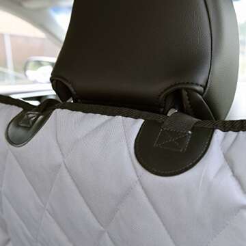 Jumbl Cargo Liner for SUV's and Cars, Waterproof Material, Non Slip Backing, with Side Walls Protectors, Extra Bumper Flap Protector, Large Size - Universal Fit