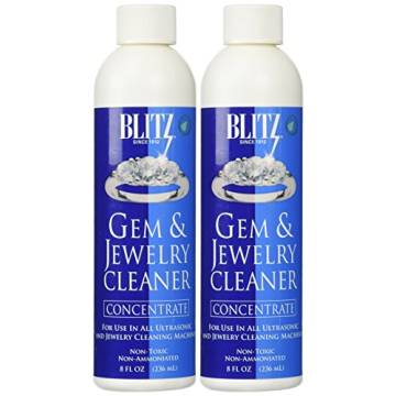 Blitz Gem & Jewelry Cleaner Concentrate, Eco-Friendly Cleaner, 2-Pack