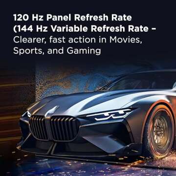 TCL 75-Inch QM85 QLED 4K Smart TV with Dolby Vision