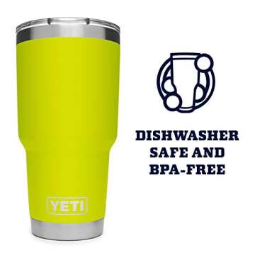 YETI 30 oz Chartreuse Rambler Tumbler - Hot & Cold Drinks