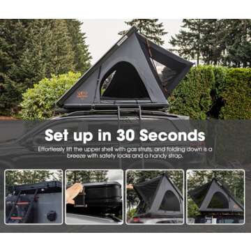 Hotham Lite Rooftop Tent - Lightweight & Cozy Camping Solution