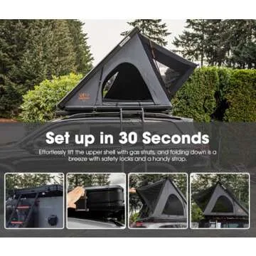 Hotham Lite Rooftop Tent - Lightweight & Cozy Camping Solution