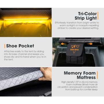 Hotham Lite Rooftop Tent - Lightweight & Cozy Camping Solution