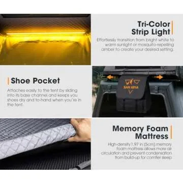 Hotham Lite Rooftop Tent - Lightweight & Cozy Camping Solution