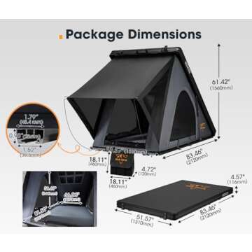 Hotham Lite Rooftop Tent - Lightweight & Cozy Camping Solution