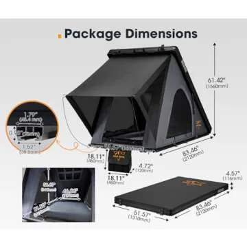 Hotham Lite Rooftop Tent - Lightweight & Cozy Camping Solution