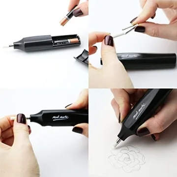 Mont Marte Electric Eraser with 30 Refills for Precision Erasing
