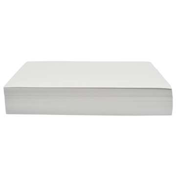 School Smart - 85320 Red & Blue Storybook Paper, 3/4 Inch Ruled Long Way, 11 x 8-1/2 Inches, Natural, 500 Sheets