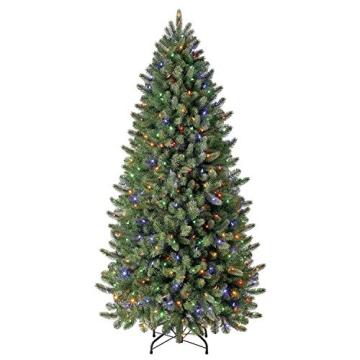 Evergreen Classics 6.5 ft Pre-Lit Christmas Tree with Remote