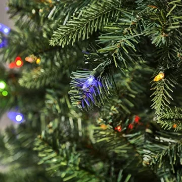 Evergreen Classics 6.5 ft Pre-Lit Christmas Tree with Remote