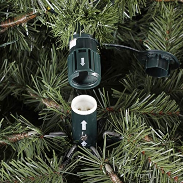 Evergreen Classics 6.5 ft Pre-Lit Christmas Tree with Remote