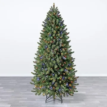 Evergreen Classics 6.5 ft Pre-Lit Christmas Tree with Remote