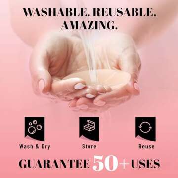 Busties Nipple Covers Seamless Stickers, Pasties Bras for Women, Reusable Bustiers Nipple Coverings for Women, Nippies Pasties Pack, Nip Covers, 2 Reusable Pairs Nude