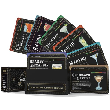 Cocktail Cards: 100 Cocktail Recipes to Master Cocktails in Bartender Flashcard Form with Step by St...