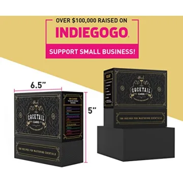 Cocktail Cards: 100 Cocktail Recipes to Master Cocktails in Bartender Flashcard Form with Step by Step Cocktail Instructions and Video Instructions