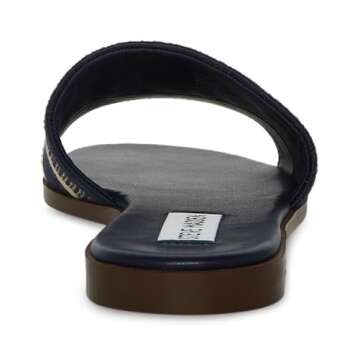 Steve Madden Women's Knox Sandal, Navy Multi, 6