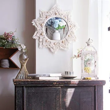 TENEWEE Boho Mirror - Stylish & Versatile Home Decor