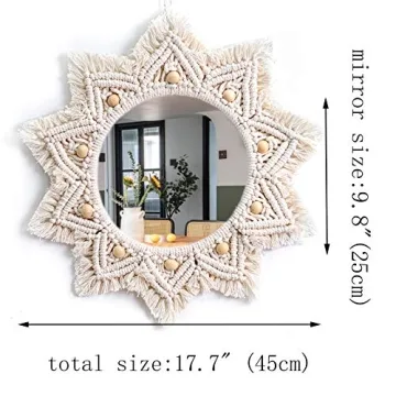 TENEWEE Boho Mirror - Stylish & Versatile Home Decor