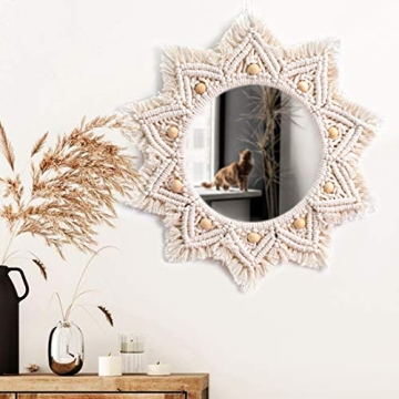 TENEWEE Boho Mirror - Stylish & Versatile Home Decor
