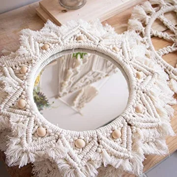 TENEWEE Boho Mirror - Stylish & Versatile Home Decor
