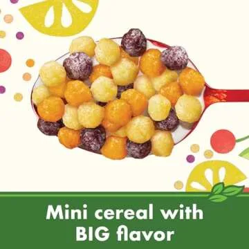 Cascadian Farm Organic Mini Fruitfuls Breakfast Cereal, Made With Whole Grain, Non-GMO, 11.1 oz