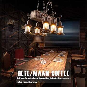 Rustic Wood Beam Pendant Chandelier for Farmhouse Style