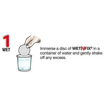 WETNFIX Fast Wall Plug Fixing Discs - 20 Count