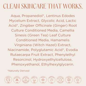 InstaNatural Dark Spot Corrector Face Serum, Brightens, Reduces Hyperpigmentation, Sun Spots and Acne Scarring, with Glycolic Acid and Niacinamide, 1 Fl Oz