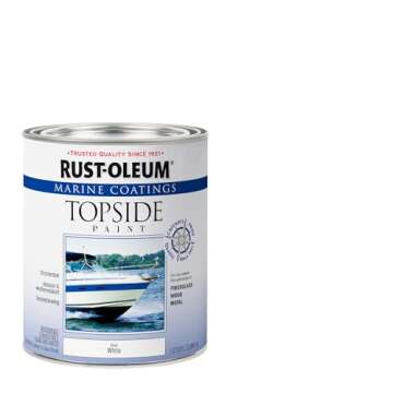 Rust-Oleum 206999 Marine Topside Enamel Paint, Gloss White, 1-Quart, 32 Fl Oz (Pack of 1)