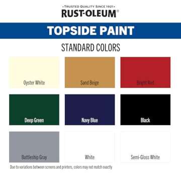 Rust-Oleum 206999 Marine Topside Enamel Paint, Gloss White, 1-Quart, 32 Fl Oz (Pack of 1)
