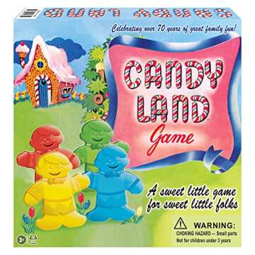 Candy Land With Retro Artwork by Winning Moves Games USA, Classic Edition Celebrating Over 70 Years,...