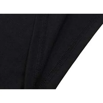 Berydress Women's Vintage 3/4 Sleeve V-Neck Knee-Length Sheath Draped Belt Faux Black Wrap Dress (XL, 6083-Black)