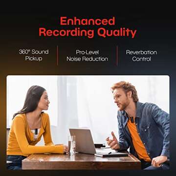 BearVlog Wireless Microphone Set for iPhone - 2 Lavalier Mics