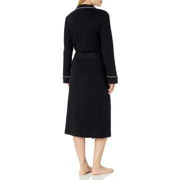 Lightweight Waffle Full-Length Robe for Women