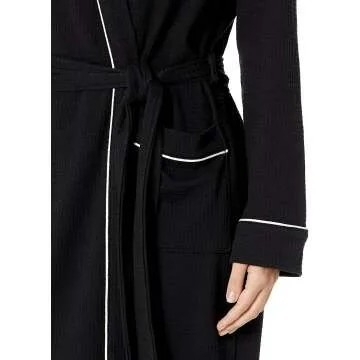 Lightweight Waffle Full-Length Robe for Women
