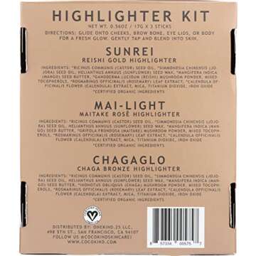 COCOKIND Chagaglo, Sunrei & Mai-Light Highlighter Kit 3 Count, 3 EA