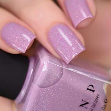 ILNP Soft Serve - Soft Lilac Holographic Nail Polish