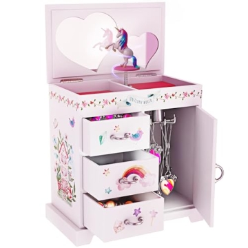 Unicorn Musical Jewelry Box - Enchanting Gifts for Girls