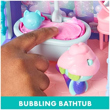 Gabby's Dollhouse Primp and Pamper Bathroom Set with MerCat Figure