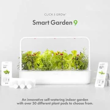 Indoor Herb Garden Kit with Grow Light for Easy Gardening