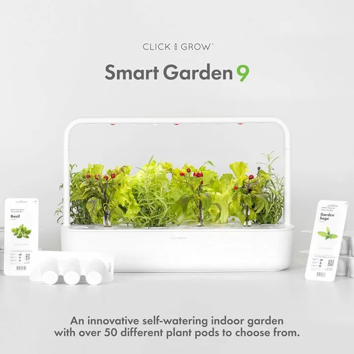 Indoor Herb Garden Kit with Grow Light for Easy Gardening
