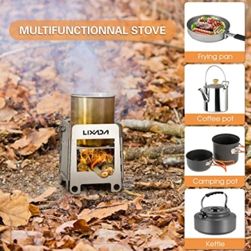 Lightweight Portable Wood Burning Stove for Camping