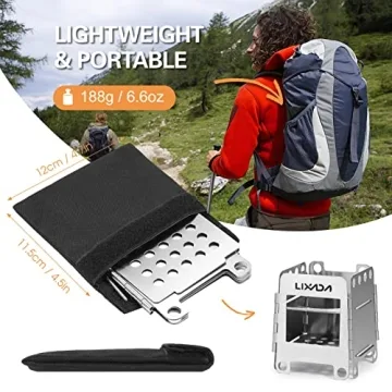 Lightweight Portable Wood Burning Stove for Camping