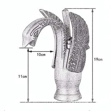 Luxury Swan Shape Brass Bathroom Sink Faucet for Elegant Use