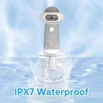 LilyAbeille Dog Shampoo Dispenser, UFO Dog Shampoo Sprayer, Electric Foaming Shampoo Dispenser for Dog and Cat Washing, for Bathtub, Kitchen Sink, Bathroom Cleaning, Grey