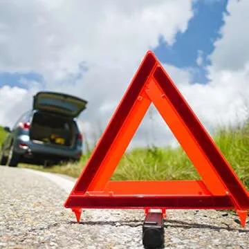 SlimK Roadside Emergency Car Kit with Jumper Cables, Heavy-Duty Tow Rope, Tire Pressure Gauge & Other Important Car Tool Kit - Durable & Organized Car Emergency Kit