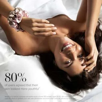 slip The Original Queen Pure Silk Pillow Case - 100% Pure 22 Momme Mulberry Silk - Queen Standard Size - Anti-Aging, Anti-BedHead, Anti-Sleep Crease, Initial Collection: Letter V (20" x 30")